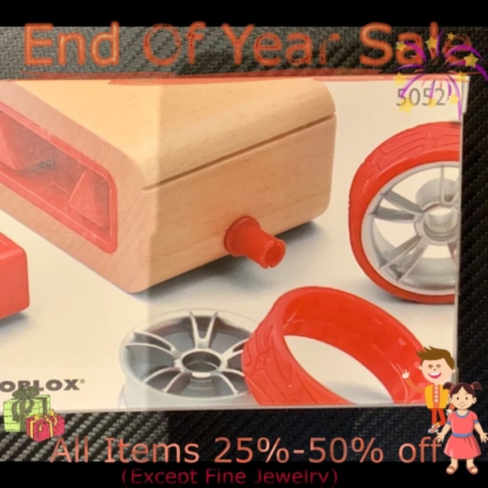 NWT Automoblox Support Block Accessory-Red 5052.